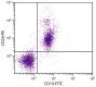 BALB/c mouse splenocytes were stained with Rat Anti-Mouse CD24-PE (SB Cat. No. 1815-09) and Rat Anti-Mouse CD19-FITC (SB Cat. No. 1575-02).