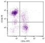 BALB/c mouse splenocytes were stained with Rat Anti-Mouse CD38-PE (SB Cat. No. 1640-09) and Rat Anti-Mouse CD3ε-FITC (SB Cat. No. 1535-02).