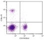 BALB/c mouse splenocytes were stained with Rat Anti-Mouse CD4-PACBLU (SB Cat. 1540-26) and Rat Anti-Mouse CD8α-PE (SB Cat. No. 1550-09).