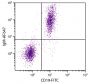 BALB/c mouse splenocytes were stained with Goat Anti-Mouse IgM-AF647 (SB Cat. No. 1021-31) and Rat Anti-Mouse CD19-FITC (SB Cat. No. 1575-02).