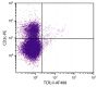 BALB/c mouse thymocytes were stained with Hamster Anti-Mouse TCRγδ-AF488 (SB Cat. No. 1780-30) and Rat Anti-Mouse CD3ε-PE (SB Cat. No. 1535-09).