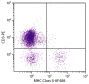 Chicken peripheral blood lymphocytes were stained with Mouse Anti-Chicken MHC Class II-AF488 (SB Cat. No. 8350-30) and Mouse Anti-Chicken CD3-PE (SB Cat. No. 8200-09).