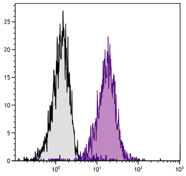 C57BL/6 mouse splenocytes were stained with Mouse Anti-Mouse H-2Db-PE (SB Cat. No. 1910-09).