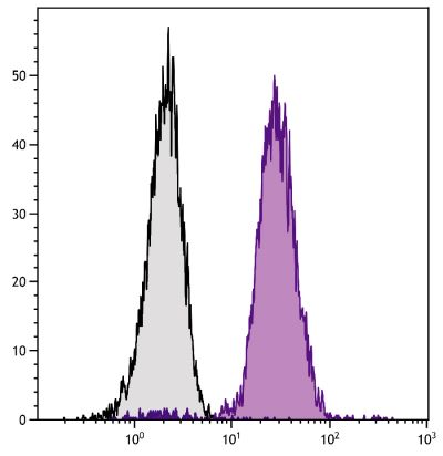 C57BL/6 mouse bone marrow cells were stained with Mouse Anti-Mouse CD45.2-SPRD (SB Cat. No. 1800-13).